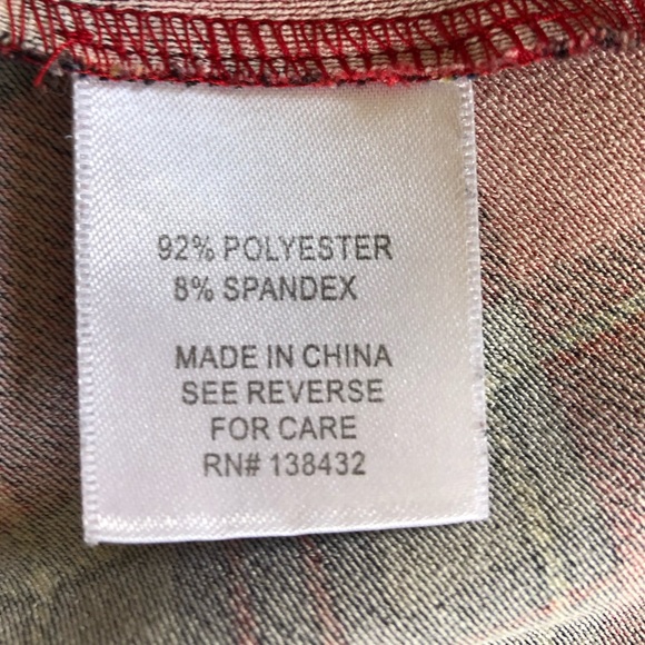 ModCloth tartan print suspender flared skirt Sz M EUC - Picture 8 of 8